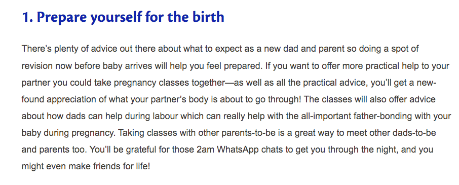 dad tips for newborns
