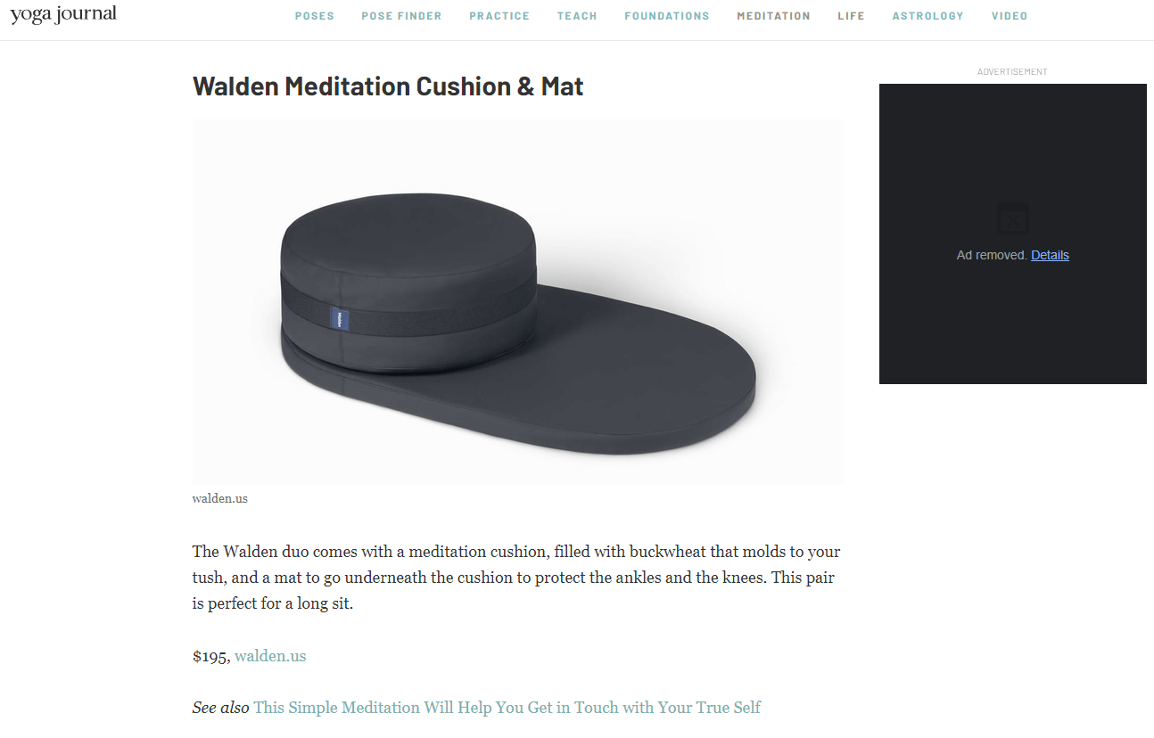 Meditation Cushions and Mats