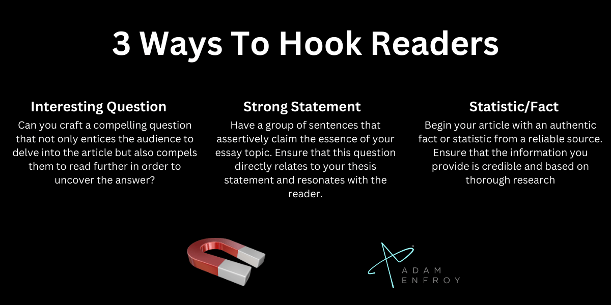 ways to hook readers