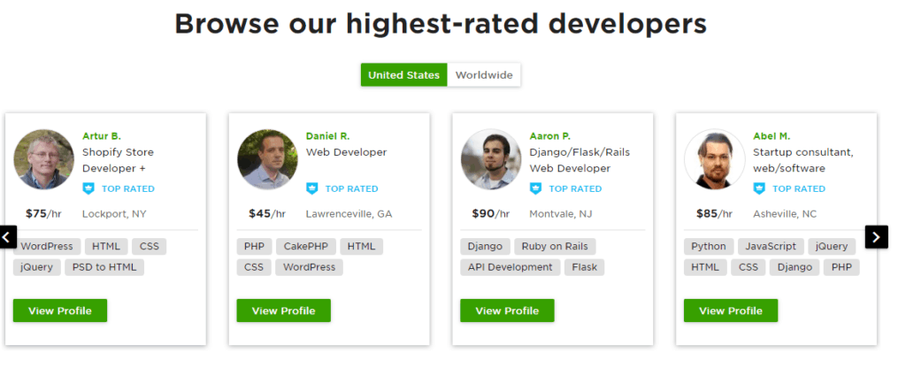 Upwork Developers