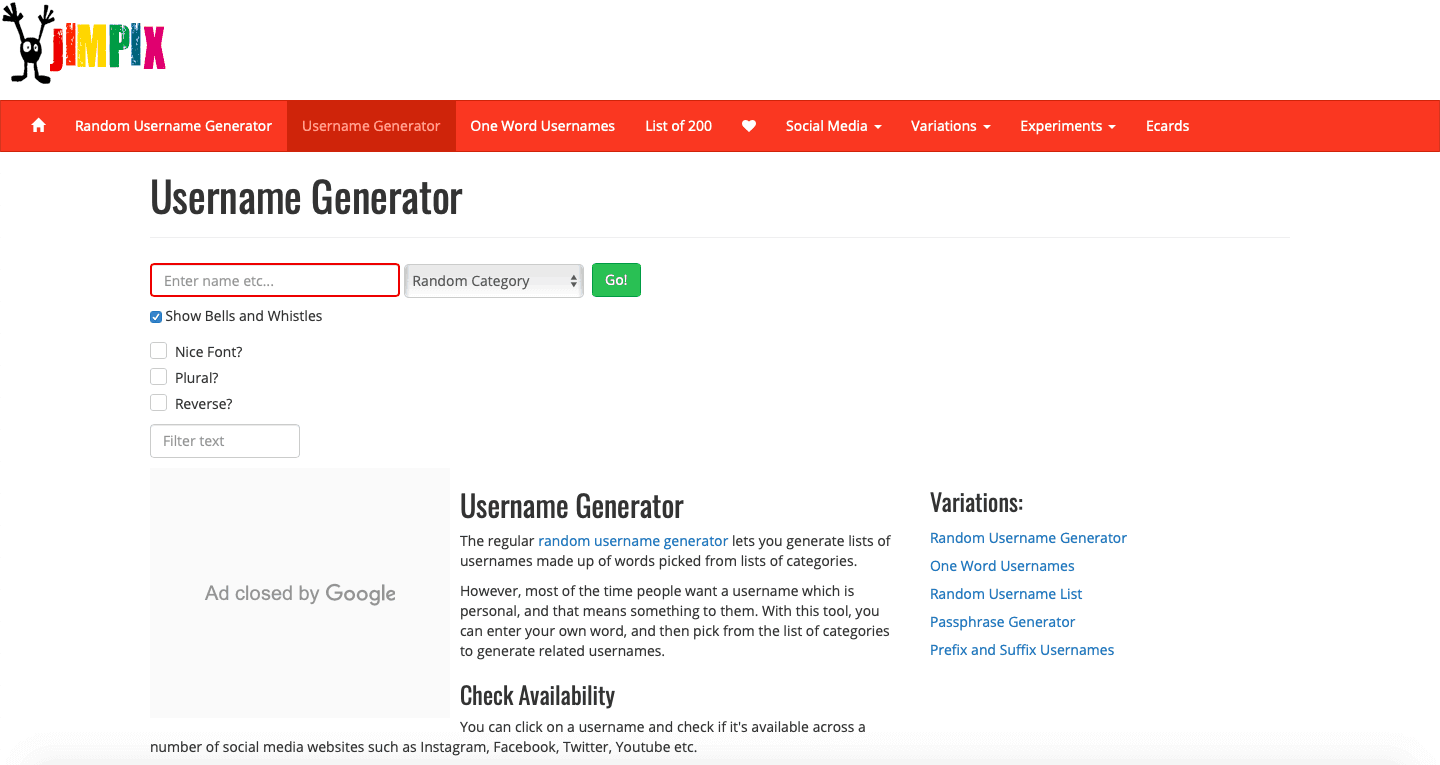 Onlyfans username generator