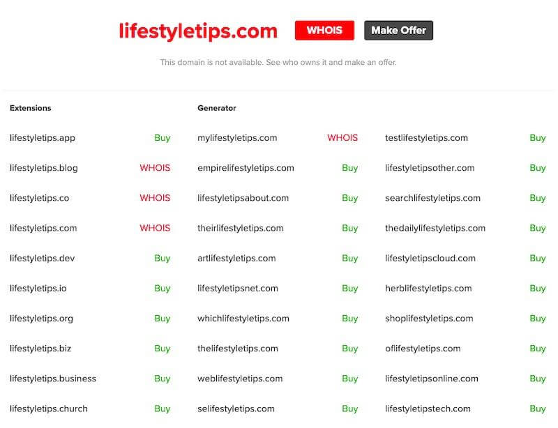 WPBeginner blog name results