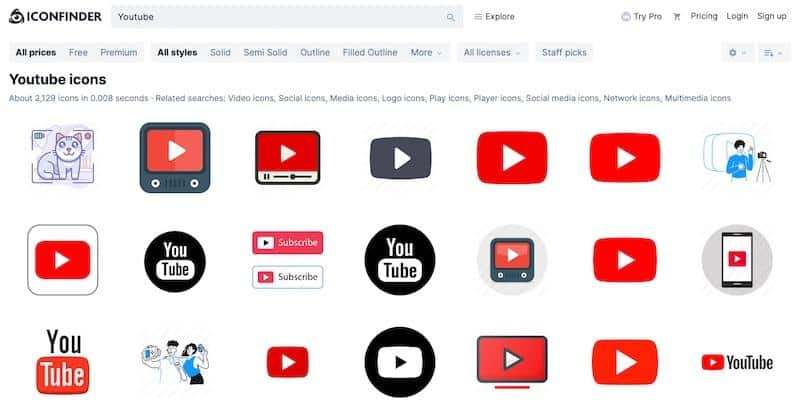YouTube finder