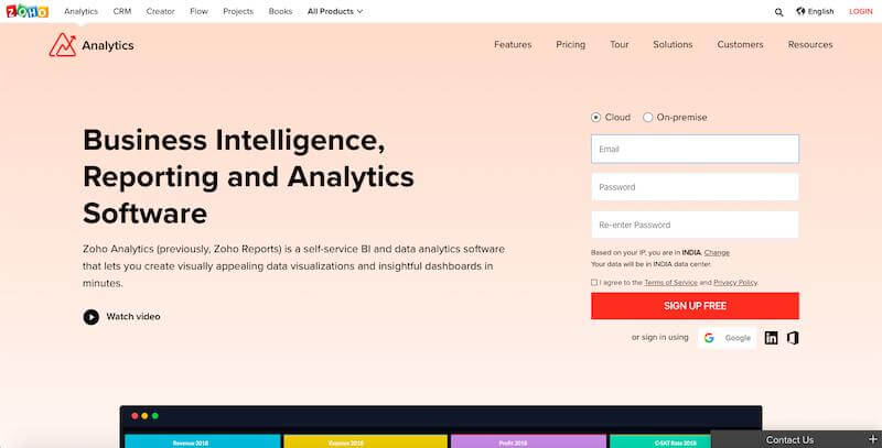 Zoho Analytics